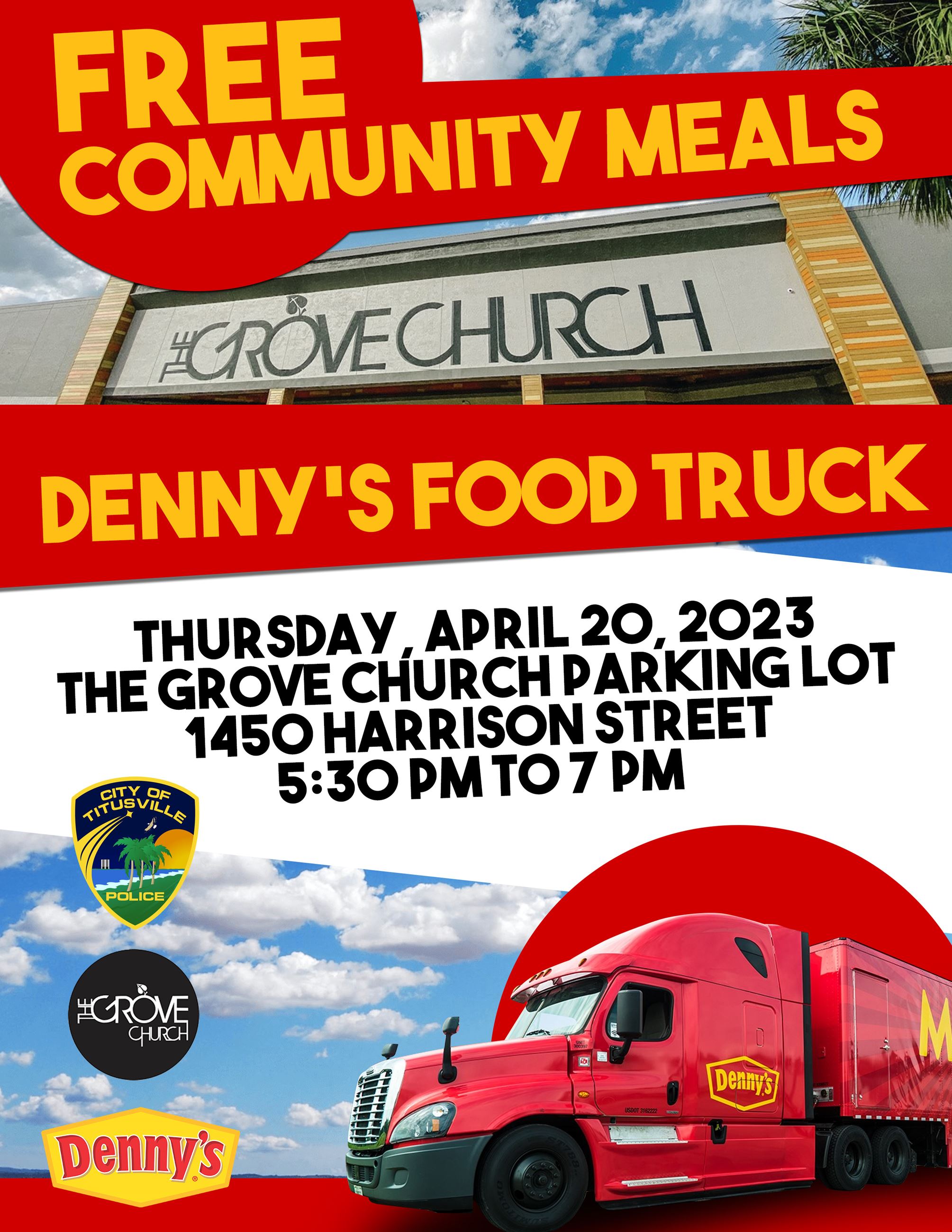 Dennys Meals at The Grove