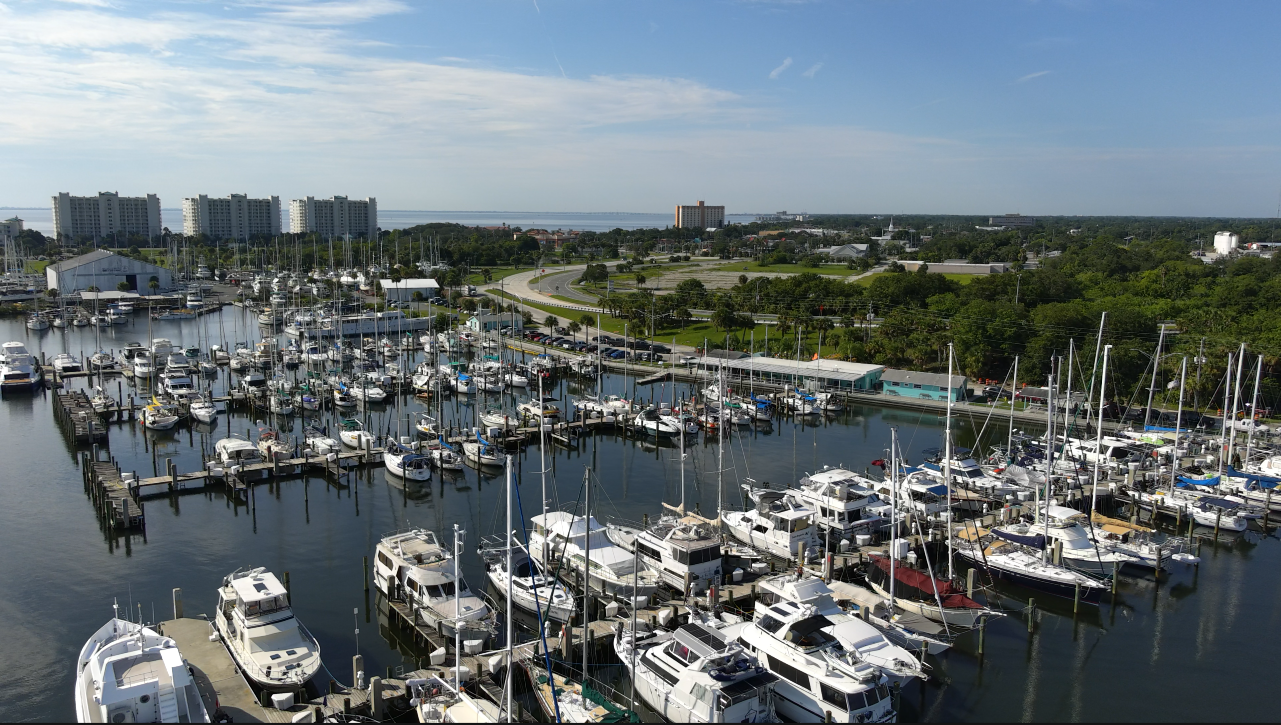 Titusville Marina Aerial Photo