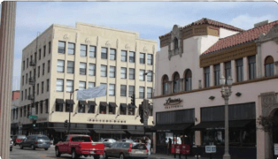 Businesses on a Busy Street