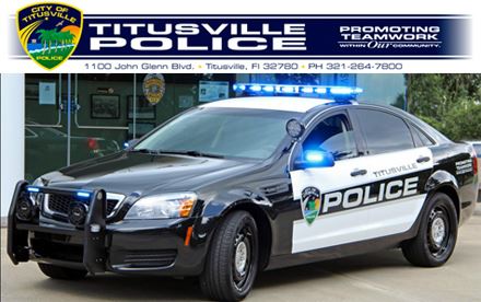 Titusviille Police Vehicle Promoting Teamwork