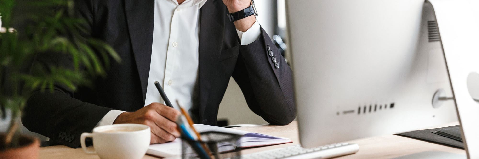 businessman on phone