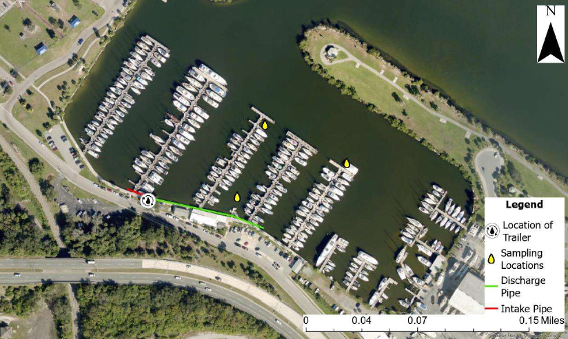 Titusville Trailer Sampling Locations