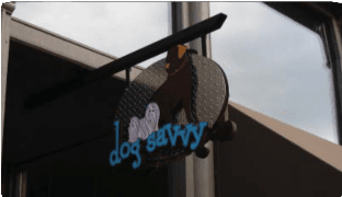 Dog Savvy Blade Sign