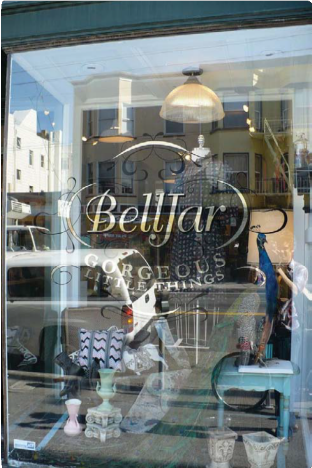 BellJar Window Sign